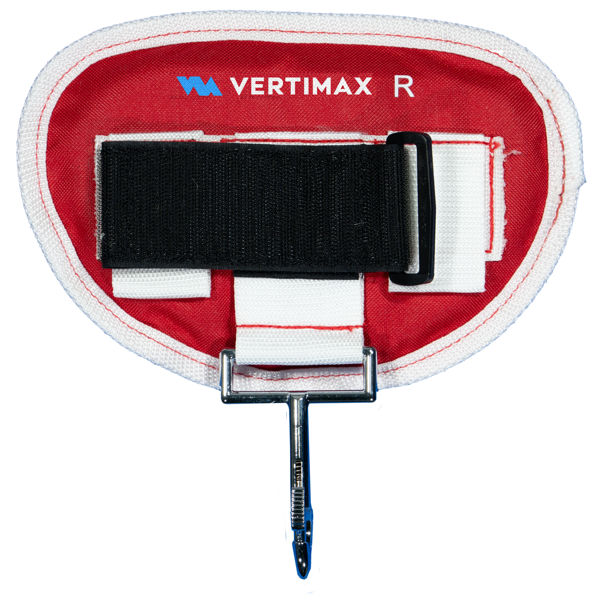 VertiMax small waist pad, right side, red with metal clip