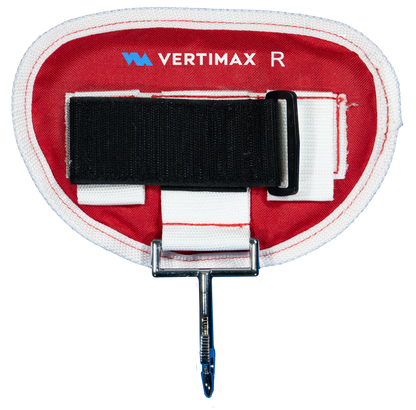 VertiMax small waist pad, right side, red with metal clip