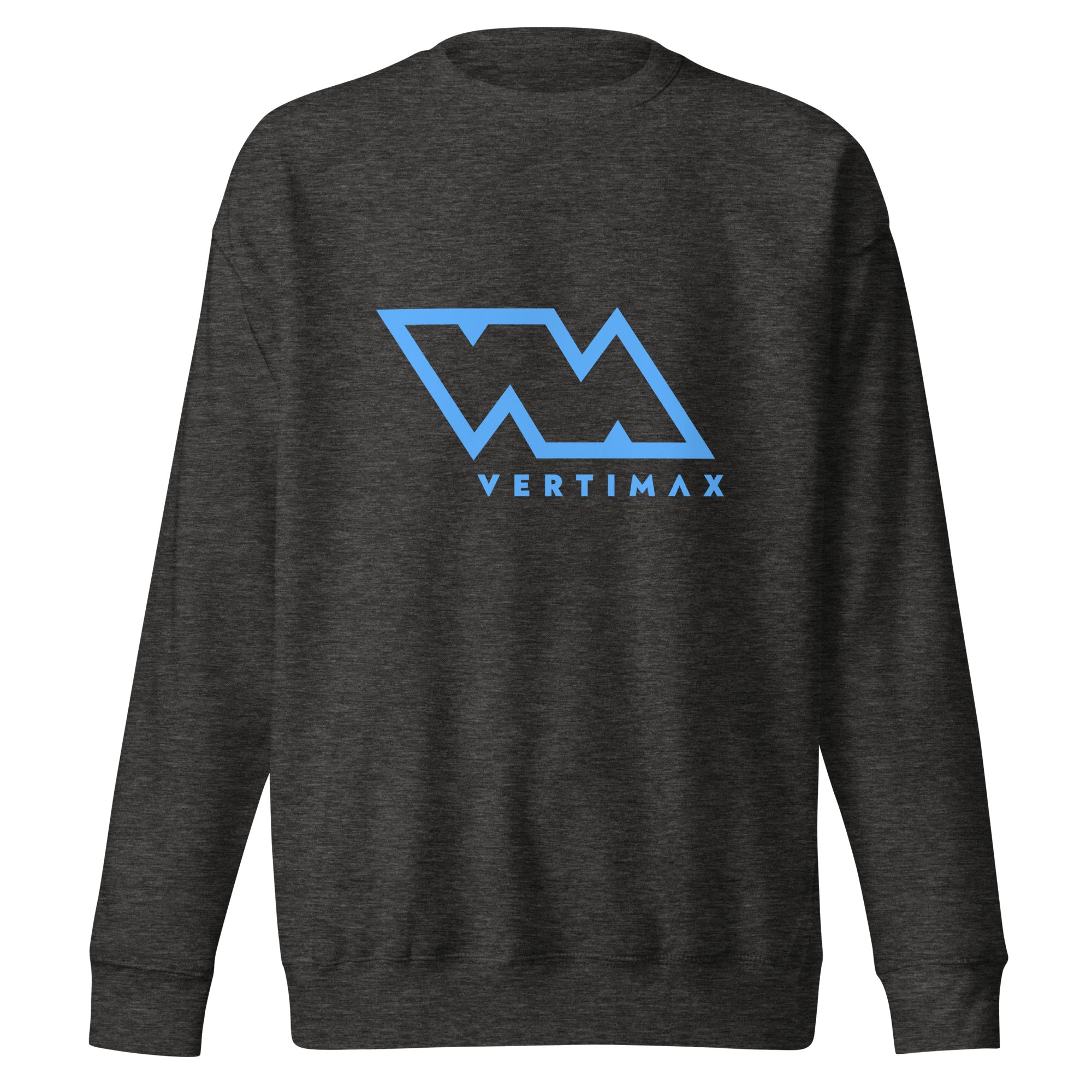 トップス VERTICAL LOGO DYED CREWNECK CHARCOAL XL Unisex Logo Sweatshirt