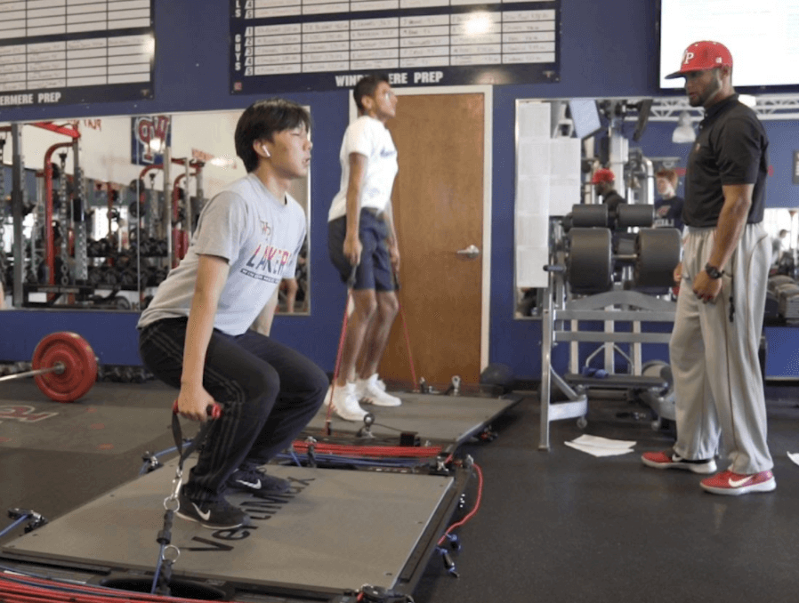 basketball coach training on 2-v8 platforms