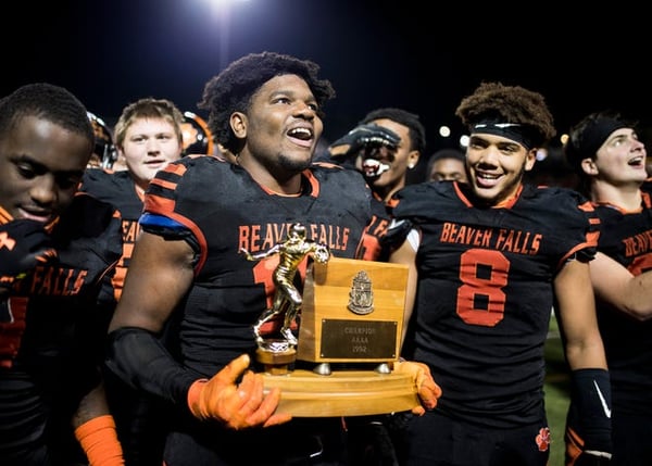 Josh Hough - 2020 HS Football Player of Year -Beaver Falls Times