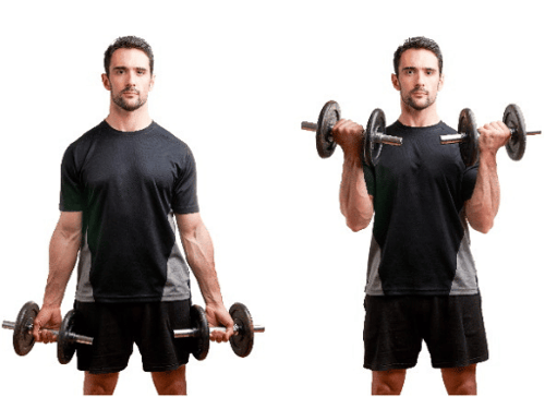 isometric exercise - dumbell curl-700x300