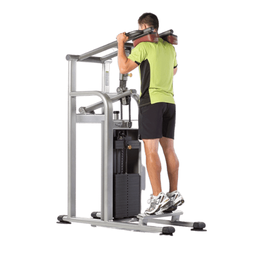 isometric exercise - standingcalf raise white bkgrnd