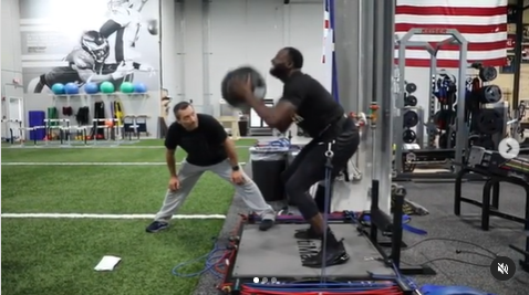 Olympic athlete training on VertiMax v8 - Draymond Green