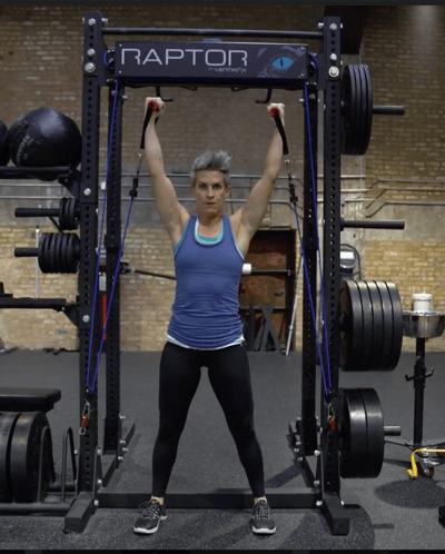 raptor mounted on squat rack