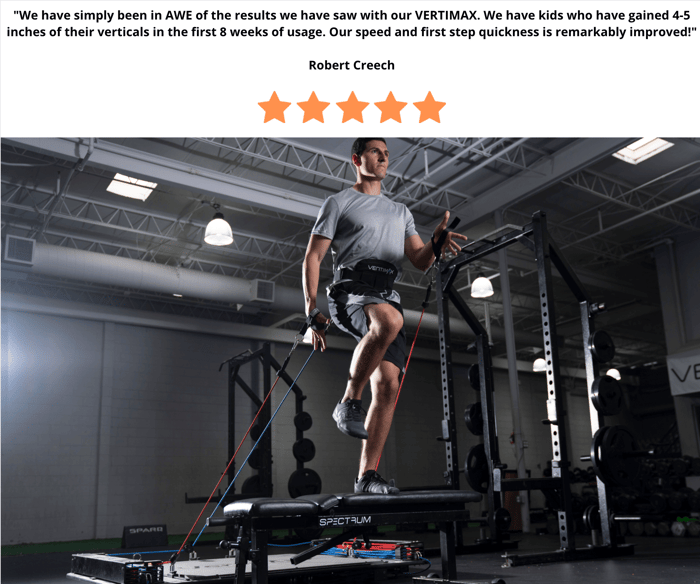 vertimax v8 - gain vertical jump 4-5 inches