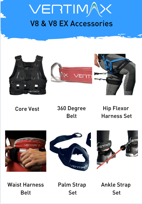 vertimax V8 platform accessories